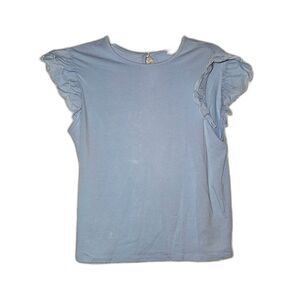 NANETTE LEPORE Flutter Sleeve T-shirt Size Medium NWT